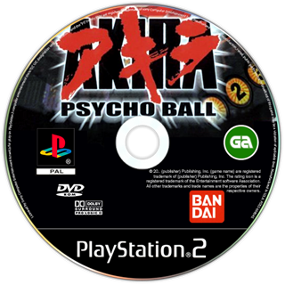 Akira Psycho Ball media 4 for Playstation 2